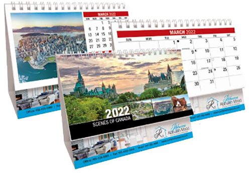 Canada Upright Desk Calendars